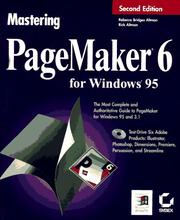 Cover of: Mastering PageMaker 6 for Windows 95