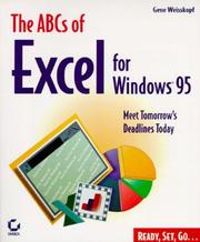 Cover of: The ABCs of Excel for Windows 95 by Gene Weisskopf