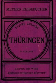 Cover of: Thüringen: Kleine Ausgabe