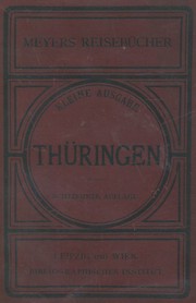 Cover of: Thüringen by 