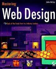 Cover of: Mastering Web design