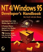 Cover of: NT 4/Windows 95 developer's handbook