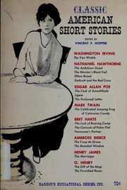 Cover of: Classic American Short Stories by Vincent Foster Hopper