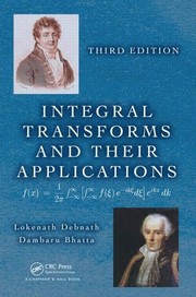 Cover of: Integral Transforms and Their Applications, Third Edition