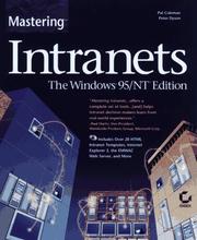 Cover of: Mastering intranets: the Windows 95/NT edition