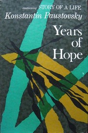 Cover of: Years of hope