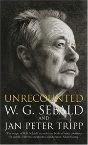 Cover of: Unrecounted by W.G. Sebald