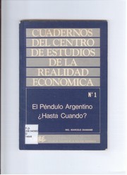 Cover of: El péndulo argentino: Hasta cuando?