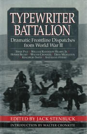 Cover of: Typewriter battalion by edited by Jack Stenbuck ; introduction by Walter Cronkite.