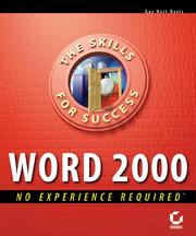 Cover of: Word 2000 by Guy Hart-Davis