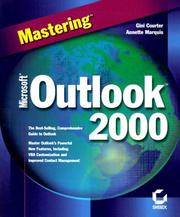 Cover of: Mastering Microsoft Outlook 2000 by Gini Courter