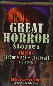 Cover of: Great Horror Stories: Tales by Stoker, Poe, Lovecraft and Others