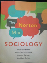Cover of: The Norton Mix Sociology Saddleback College