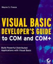 Cover of: Visual Basic Developer's Guide to COM and COM+