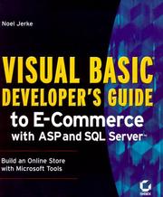 Cover of: Visual Basic Developer's Guide to E-Commerce with ASP and SQL Server