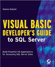 Cover of: Visual Basic Developer's Guide to SQL Server by Dianne Siebold