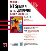 Cover of: MCSE: NT Server 4 in the Enterprise Study Guide, 3rd edition