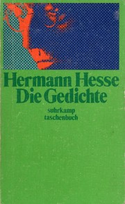 Cover of: Die Gedichte: 1892 - 1962