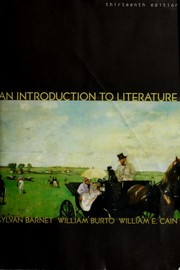Cover of: An introduction to literature: fiction, poetry, drama