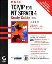 Cover of: MCSE: TCP IP For NT Server 4 Study Guide Exam 70-059 (With CD-ROMs)