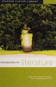 Cover of: Introduction to Literature by n/a