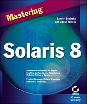 Mastering Solaris 8 by Barrie A. Sosinsky