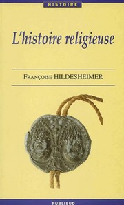 Cover of: L' histoire religieuse