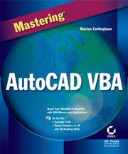 Cover of: Mastering AutoCAD VBA
