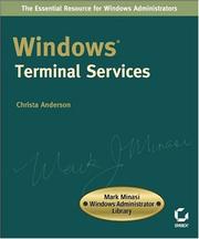 Cover of: Windows Terminal Services (Mark Minasi Windows Administrator Library)