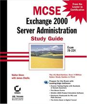 Cover of: MCSE: Exchange Server 2000 Administration Study Guide