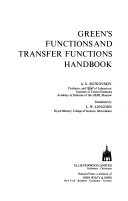 Cover of: Green's functions and transfer functions handbook
