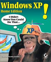 Cover of: Windows XP Home Edition! I Didn't Know You Could Do That...