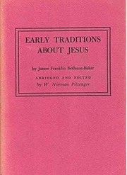 Cover of: Early traditions about Jesus