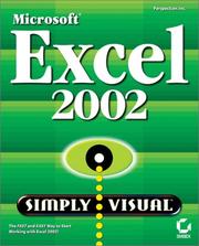 Cover of: Microsoft Excel 2002 Simply Visual by Perspection Inc.