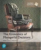 Cover of: The Economics of Managerial Decisions by Roger Blair, Mark Rush