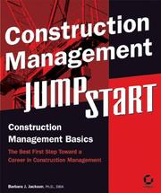 Cover of: Construction management jumpstart by Barbara J. Jackson