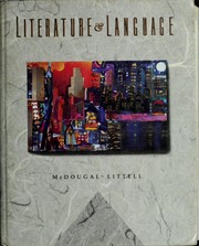 Cover of: McDougal, Littell Literature and language: blue level