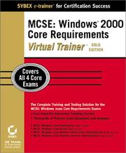 Cover of: MCSE: Windows 2000 Core Requirements Virtual Trainer Gold Edition