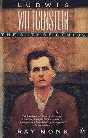 Cover of: Ludwig Wittgenstein by Ray Monk