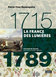 Cover of: La France des lumières 1715-1789