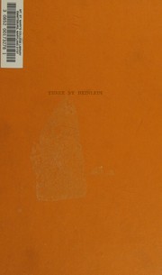Cover of: Three by Heinlein by Robert A. Heinlein