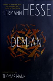 Cover of: Demian: the story of Emil Sinclair's youth