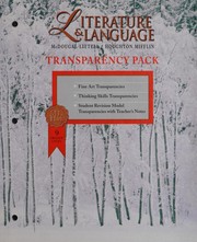 Cover of: Transparency Pack: Orange Level Grade 9