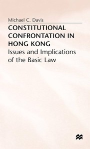 Cover of: Constitutional confrontation in Hong Kong