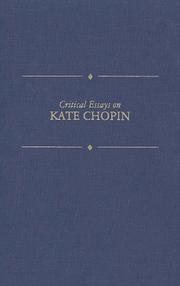 Cover of: Critical Essays on American Literature Series - Kate Chopin