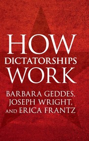 Cover of: How Dictatorships Work by Barbara Geddes, Joseph Wright, Erica Frantz