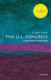 Cover of: The U.S. Congress: very short introduction