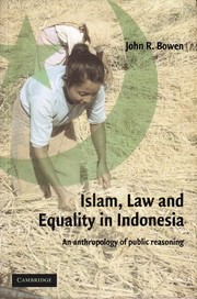 Cover of: Islam, Law and Equality in Indonesia: An anthropology of public reasoning
