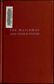 Cover of: The watchman and other poems