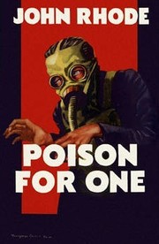 Cover of: Poison for One
